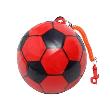 TOYANDONA Balón de fútbol Inflable con manija de Cadena elástica ...