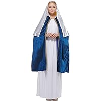 Amazon.com: Disfraz de Virgen María Adulto, Natural, turquesa ...
