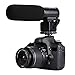 Shotgun Microphone, K&F Concept CM-500 Professional Interview Mic Recording for Nikon Canon DSLR Camera Gopro Hero 4 (Need 3.5mm Interface)