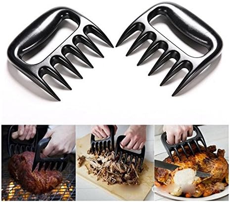 2PCS bear claw meat divide tearing meat cutter thermostability BBQ Meat Handler Forks beef barbecue device fork fruit Kitchen Tools