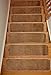 Comfy Collection Stair Tread Treads Indoor Skid Slip Resistant Carpet Stair Tread Treads Machine Washable 8 ½ inch x 30 inch (Set of 13, Beige)