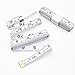 APUXON Soft Tape Measure (79-Inch 2Pack), Body Measurement Sewing Tailor Cloth Ruler (White)