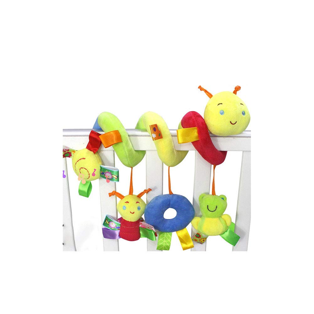 Hochet De Lit De Bebe Jouet Insecte De Dessin Anime Adapte A Accrocher A La Poussette Berceau Spirale Dactivite Lit Suspendu Jouet Jouet De Bebe De Ver Multicolore En Spirale Jouets D Eveil Jeux Et