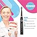 Fairywill Travel Electric Toothbrush Clean as Dentist Rechargeable Sonic Toothbrush with Timer 5 Optional Modes Waterproof Crystal Black, Travel Case Included Travel Friendly