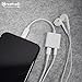iPhone 7 Headphone Adapter, iPhone 7 Plus Audio Adapter, Charge Adapter, Earphone Adapter 2 in 1 Lightning 3.5mm Headphone Adapter Cable by CreativeEI