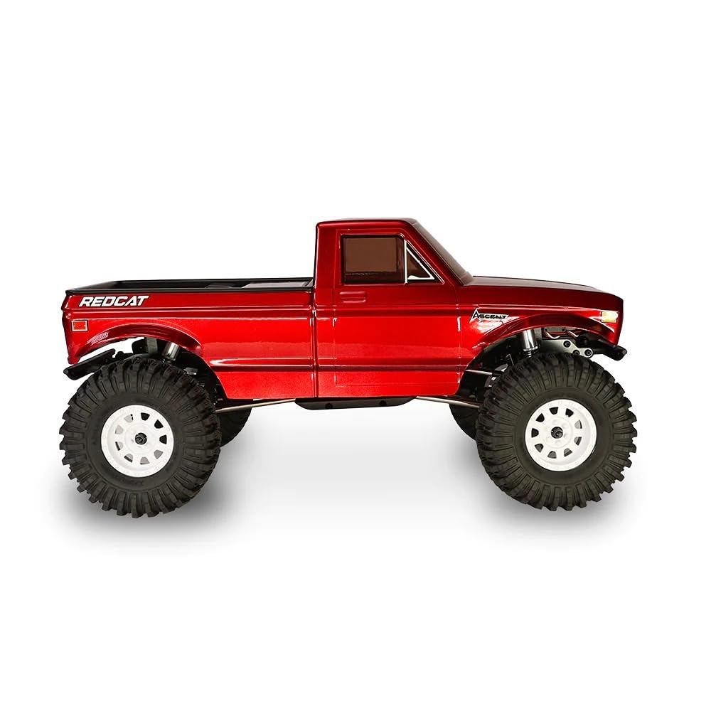 Redcat Ascent 1/10 Scale Low Center of Gravity (LCG) Performance Rock Crawler - Red