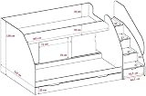 ML Bunk Bed Martin Grey with 2 Mattresses XL Fast Delivery UK view 3