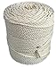 MB Cordas Macrame Cord 4 mm * 284 yd (853 feet) - 3PLY Cotton Rope for Macrame Dream Catcher, Wall Hanging, Plant Hanger, Gift Wrapping and Wedding Decorations
