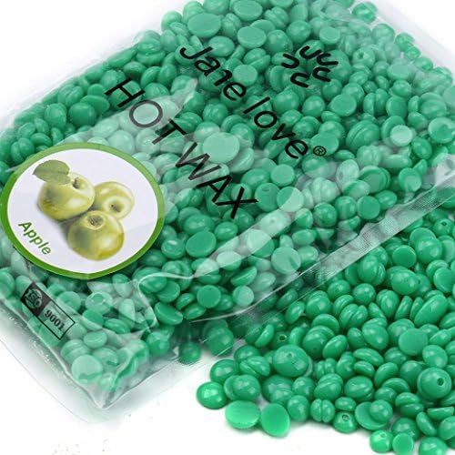 NONENI No Strip Depilatory Hot Film Hard Wax Pellet Waxing Bikini Hair Removal Bean,75g (F)