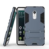 DWaybox Xiaomi Redmi Note 4 / Note 4X Hybrid Case 2 in 1 Heavy Duty Armor Hard Back Cover Case with Kickstand for Xiaomi Redmi Note 4X / Xiaomi Redmi Note 4 / Hongmi Note 4 5.5 Inch (Black Plus Gray)