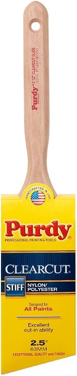 Purdy Clearcut Glide Trim Paint Brush Tynex Nylon Orel Polyester Blend USA Made view 1