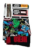 Marvel Avengers Thor Hulk Iron Man Black Graphic Sleep Lounge Pants