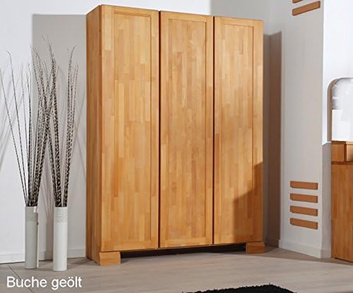 Empinio24 Seti Kleiderschrank 653d 3 Trg Buche Massiv Natur Geolt Amazon De Kuche Haushalt