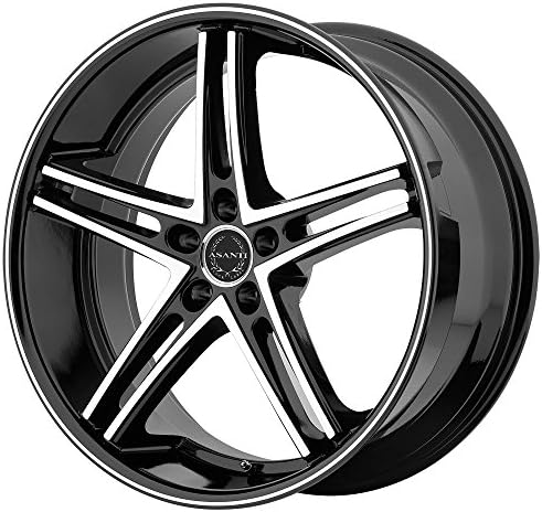 Asanti Black ABL-7 22x9 Black Machined Wheel / Rim 5x120 with a 15mm Offset and a 74.10 Hub Bore. Partnumber ABL7-22905215MB