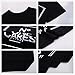Vadim Women's Tops Cute Letters Print Tshirt Basic O neck Shirts Casual Tee