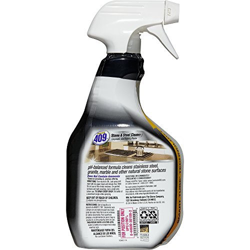 PACK OF 12 - Formula 409 Stone and Steel Cleaner, Spray Bottle, 32 Ounces - Thumbnail 2