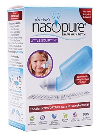 Amazon Com Nasopure The Nicer Neti Pot For Kids 4 Ounce Kit By Nasopure Baby
