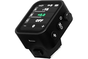 Flashpoint R2 Nano Touchscreen TTL Wireless Flash Trigger AKA Godox X3 S or X Nano, OLED Touchscreen Flash Transmitter, Compatible for Sony Camera Built-in Lithium Battery Quick Charge (Sony)