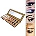 AFU Eyeshadow Palette Makeup Blendable Eye Shadow Powder Pigmented Matte Shimmer 16 Colors Natural Nudes Waterproof Cosmetic P-Tone No.12