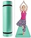 Sivan Health and Fitness Kids Exercise Yoga Mat with Carry Strap - for, Yoga & Pilates, Great for Kid Athletes, Dancers, Gymnasts, Tummy Time etc, 1/2-Inch Extra Thick, NBR Comfort Foam (Teal)