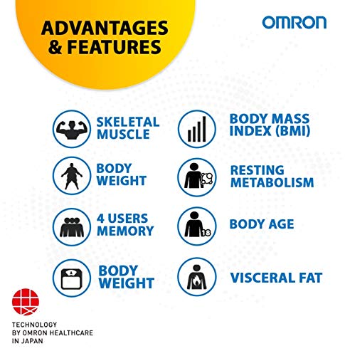 Omron HBF 222T Complete Digital Body Composition Monitor With Bluetooth