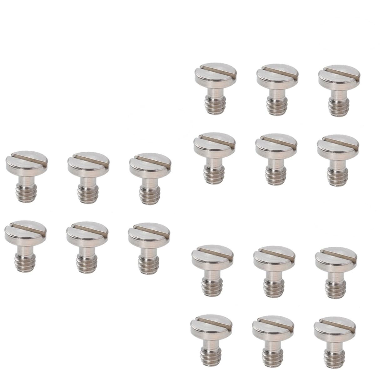 DOITOOL 18 Pcs Screws for Tripod Camera Tripods 1/4-20 Thumb Screw 1/4 Inch Screw for Camera Mount Quick Release Screws Camcorder for Monopod Video