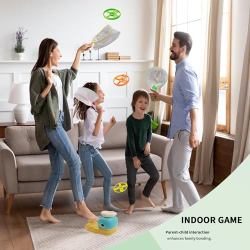 TreGecl Toys for Boys 5-7 – Butterfly Catching Game Fun Outside Yard Activities Toddler Toy for Kids Ages 3-12, Boys Grils STEM Gift, Backyard Games, Birthday Fun Gift Toddlers (Blue)