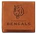 Rico Industries NFL Embossed Leather Trifold Wallet, Cincinnati Bengals