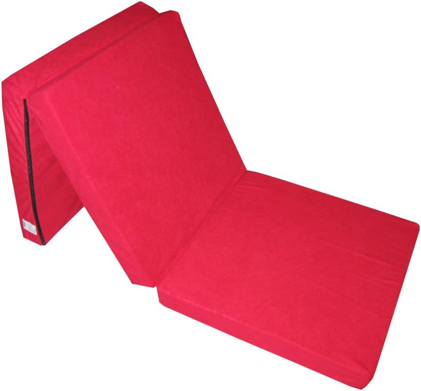 Folding mattresses z bed for adult and kids 195x65x8 cm (Red 3100)