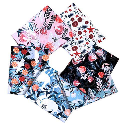 Prints to Polka Dots Dashwood Studio Quilting Weight Cotton Fabric Fat Quarter Pack (Spice (6 x 50cm x 55cm))