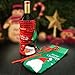 Christmas Bottle Cover Bag Santa Claus Snowman Wine Bottle Decoration Bag Dinner Party Table Decor Xmas Gift Pack of 4