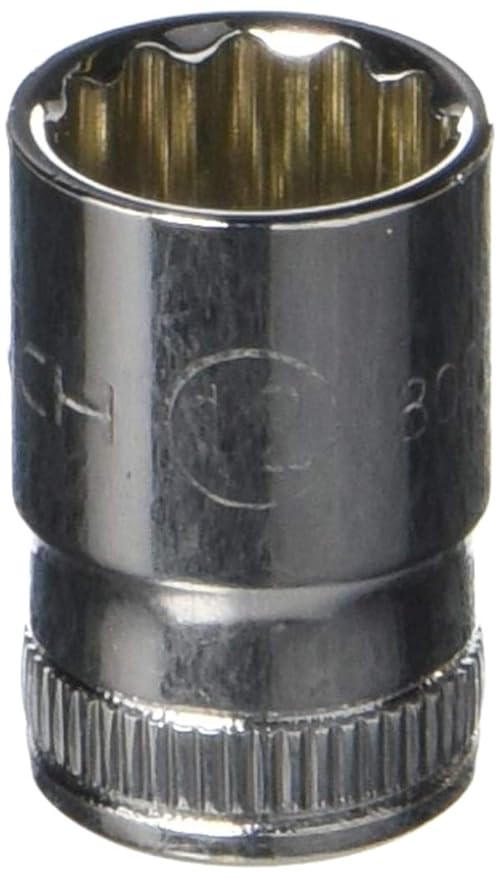 GearWrench 80206 1/4 Drive 12 Point Standard Metric Socket 12mm