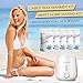 Wax Warmer Kit for Hair Removal Home Waxing with 7oz Hard Wax Beans(Chamomile) & 3.5oz Brazilian Wax & 15ml PostWax Lotion for Bikini Waxing or All Body Formula (White)