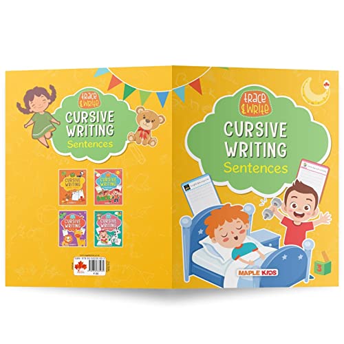 Cursive Writing Book - Sentence (Practice) - Learn and Practice - Handwriting Practice Books - Writing Book for Toddlers, Nursery, Pre-School Children - Early Learning Book for Children - 2 to 7 Years Old Kids 3