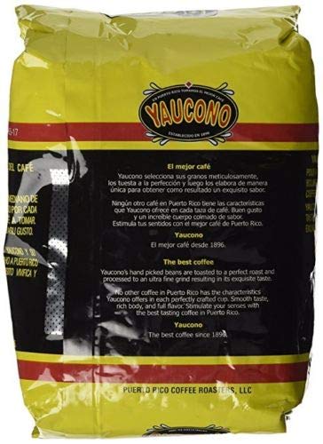 Cafe Yaucono Ground Coffee Puerto Rican, 14 Ounce Bag (Pack of 2)