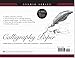 Studio Series Calligraphy Paper Pad: 50 Sheets by