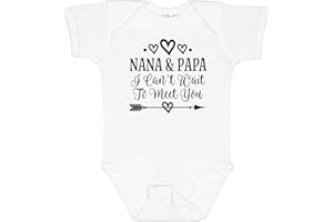 inktastic Nana and Papa Grandparent Announcement Baby Bodysuit