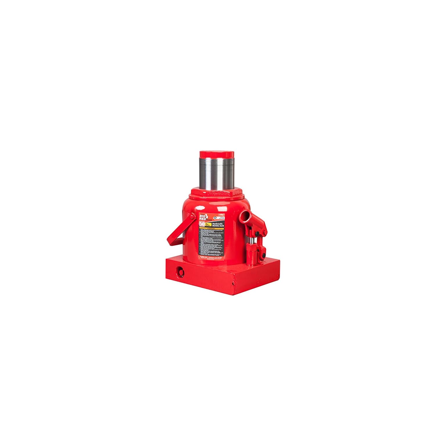 BIG RED T95007 Torin Hydraulic Stubby Low Profile Welded Bottle Jack