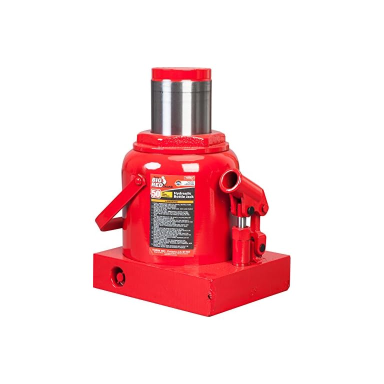 BIG RED T95007 Torin Hydraulic Stubby Low Profile Welded Bottle Jack