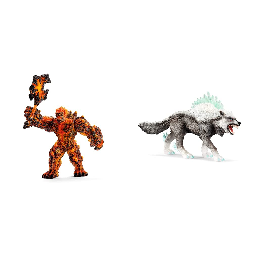 Schleich Eldrador, Eldrador Creatures, Action Figures for Boys and Girls 7-12 Years, Lava Golem with