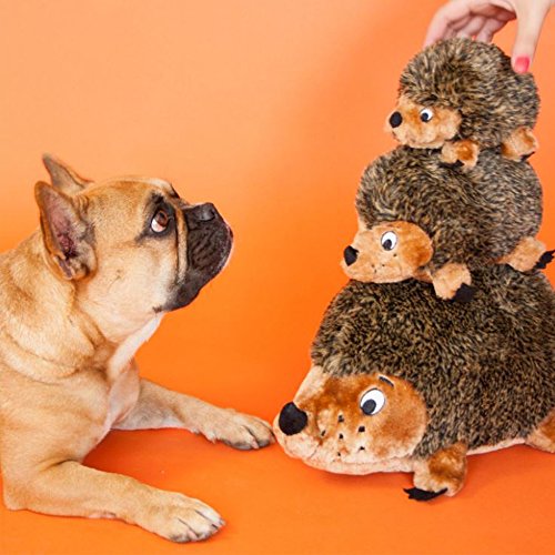 Hedgehogz, Squeak and Grunt Plush Dog Toy