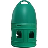 Bothyi Pigeon Water Dispenser, Large Capacity Bird Water Drinker, Quail Automatic Feeder with Handle Water Pot Container, Green 5L