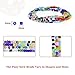 Beads for Bracelets, Anezus 7200 Pcs 4mm Pony Seed Beads Mini Bracelet Beads Small Glass Rainbow Beads for Bracelet Jewelry Making
