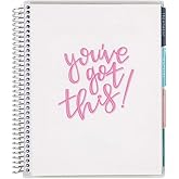 Erin Condren Medical Treatment Planner, 7" x 9" Spiral Coiled Notebook and Prompted Health Tracker, Laminated Cover with Tabbed Sections for Medication Logs, Medical History and Appointment, 160 Pages