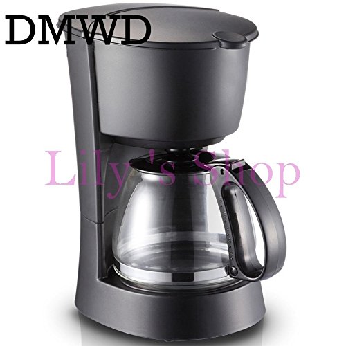 DMWD Household Automatic Cafe American Electric Coffee Machine Coffee Pot Anti-drip Espresso Coffee Maker Tea Boiler 600ml EU US 220V