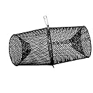 Frabill Minnow Trap Heavy-Duty Vinyl Dipped Steel Mesh Construction (Black)