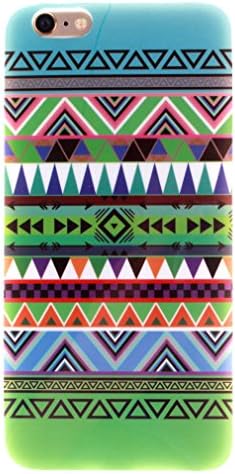 For iPhone 6 Case , Fernando Zou Green Art Stripe Smooth Soft Silicone TPU Protective Case Cover Skin for Apple iPhone 6 (4.7) + 24K Gold Stickers