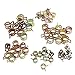 60pcs 7mm, 10mm, 11mm, 14mm, 16mm, 17mm Spring Clips Fuel Hose Line Water Air Tube Clamps Fasteners