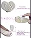 Zakaco Gel Ball of Foot Cushion Metatarsal Pads for Pain Relief,2 Pairs Forefoot Shoe Insoles for for Women High Heels to Pain Relief ,4 Pack (Clear)