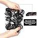 BARSDAR Messy Hair Bun Extensions Hairpiece for Women Updo Scrunchie Hair Piece (M2-33# Darkest Brown mix Dark Auburn)